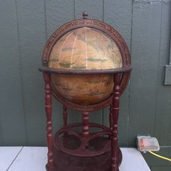 Vintage Globe/Bottle Rack