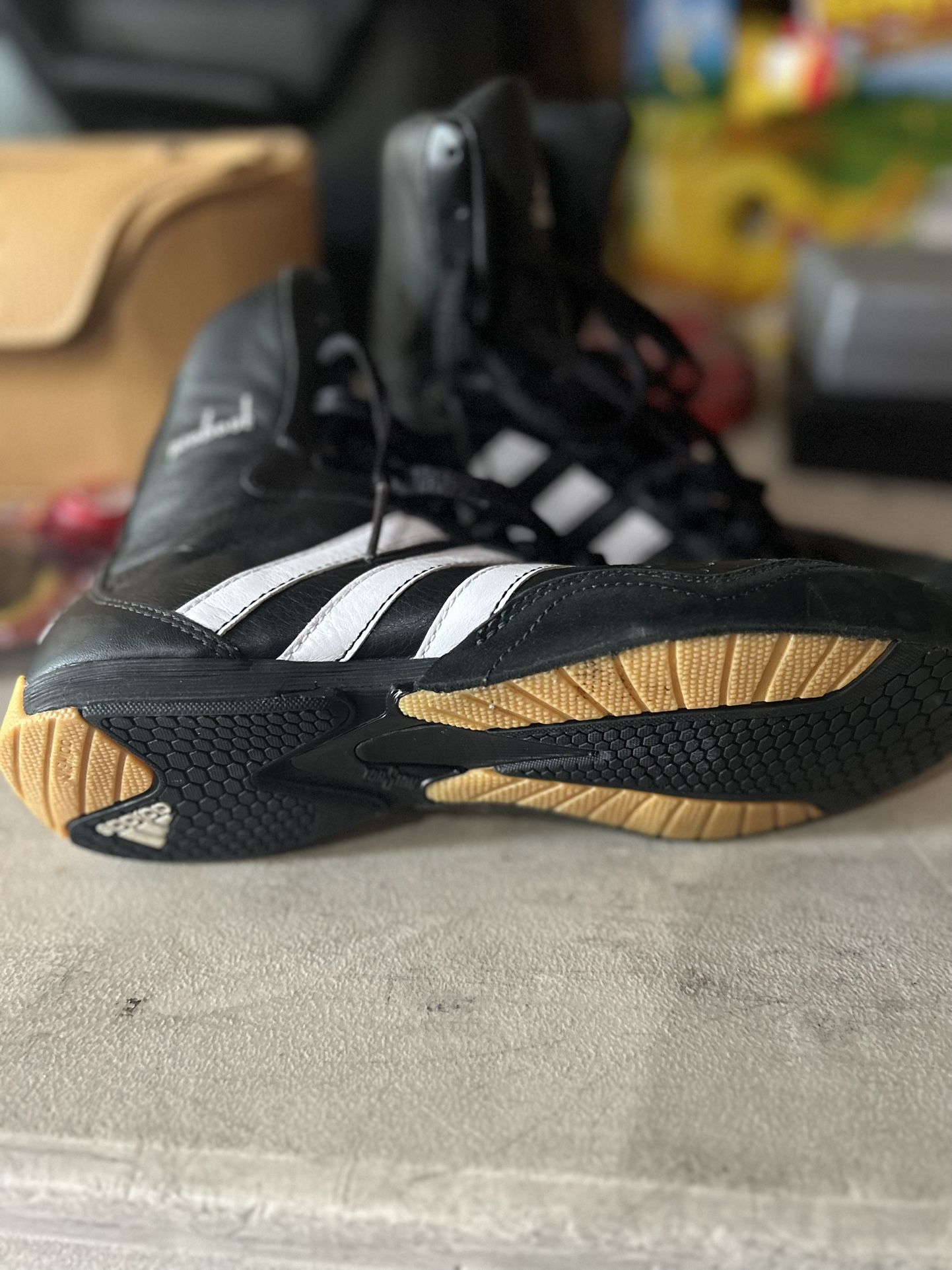 adidas gazelle silver green womens Boxing shoes Adidas Box Hog 4 Black-gold – Combat Arena main image 1