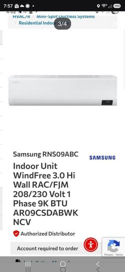 Minisplit indoor unit ONLY