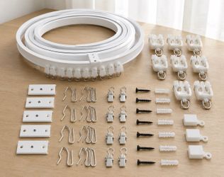 Flexible Ceiling Curtain Track System Kit