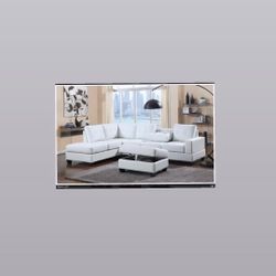 White Sectional