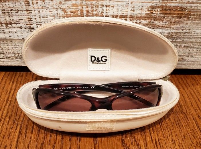 Dolce & Gabbana Tortoise Shell Women Sunglasses with Case 
