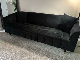 Sofa and mirror