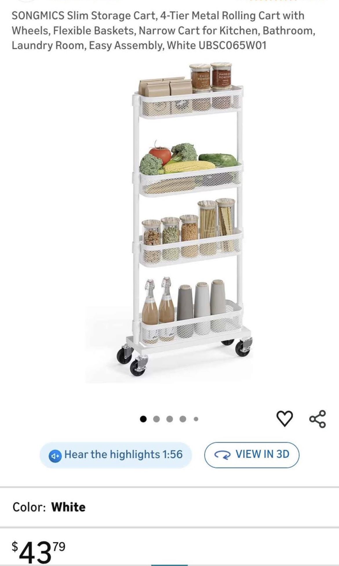 Storage Carts- 2 available!
