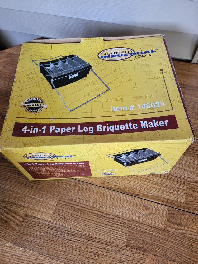 Northern Industrial Tools 4-in-1 Paper Log Briquette Maker