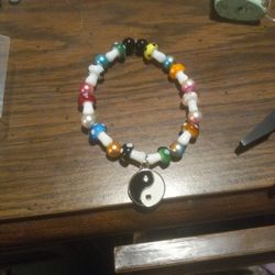 Yin And Yang Mushroom Bracelet