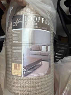 LOOP PILE 8ft x 12f  area rug