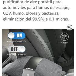 Purificador de aire Para Automóvil  Portátil 