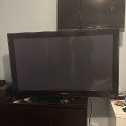 48 Inch Samsung Tv Works W/power Cord And Remote 