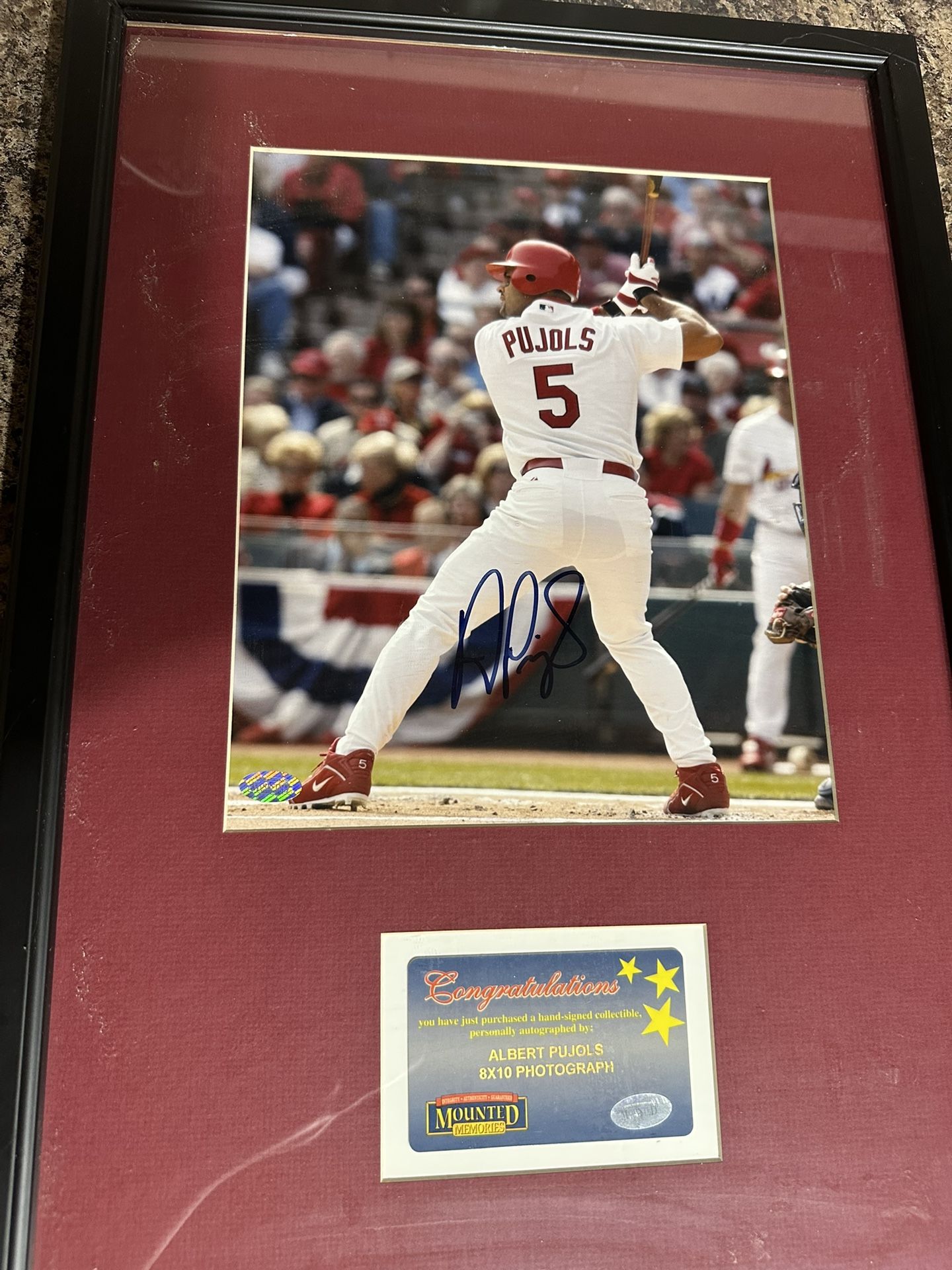 Albert Pujols Signed 8x10 Photo
