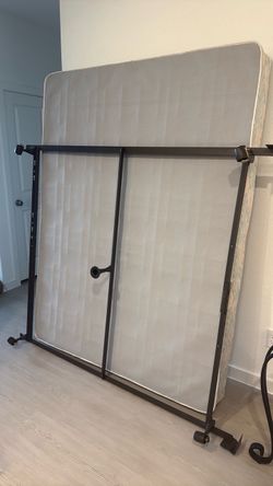 Free Queen box spring and holleywoo frame
