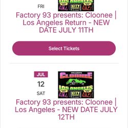 Cloonee LA Show - Ticket Swap