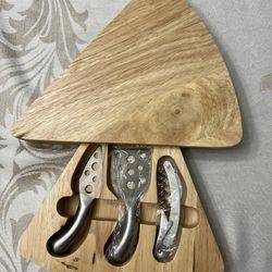 Swiss Cheese Wedge Board 