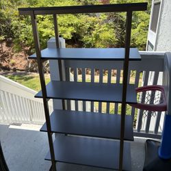 5 Tier Metal Bookshelf