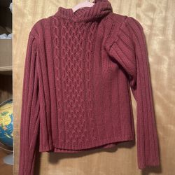 Red Sweater Women’s Sz Large 