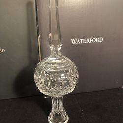 Waterford Crystal Christmas Tree Topper/ Ornament - Clarendon Pattern