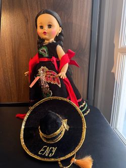 Eny México Mexican Jalisco Rare Tapatia Mariachi Vintage Girl International Doll