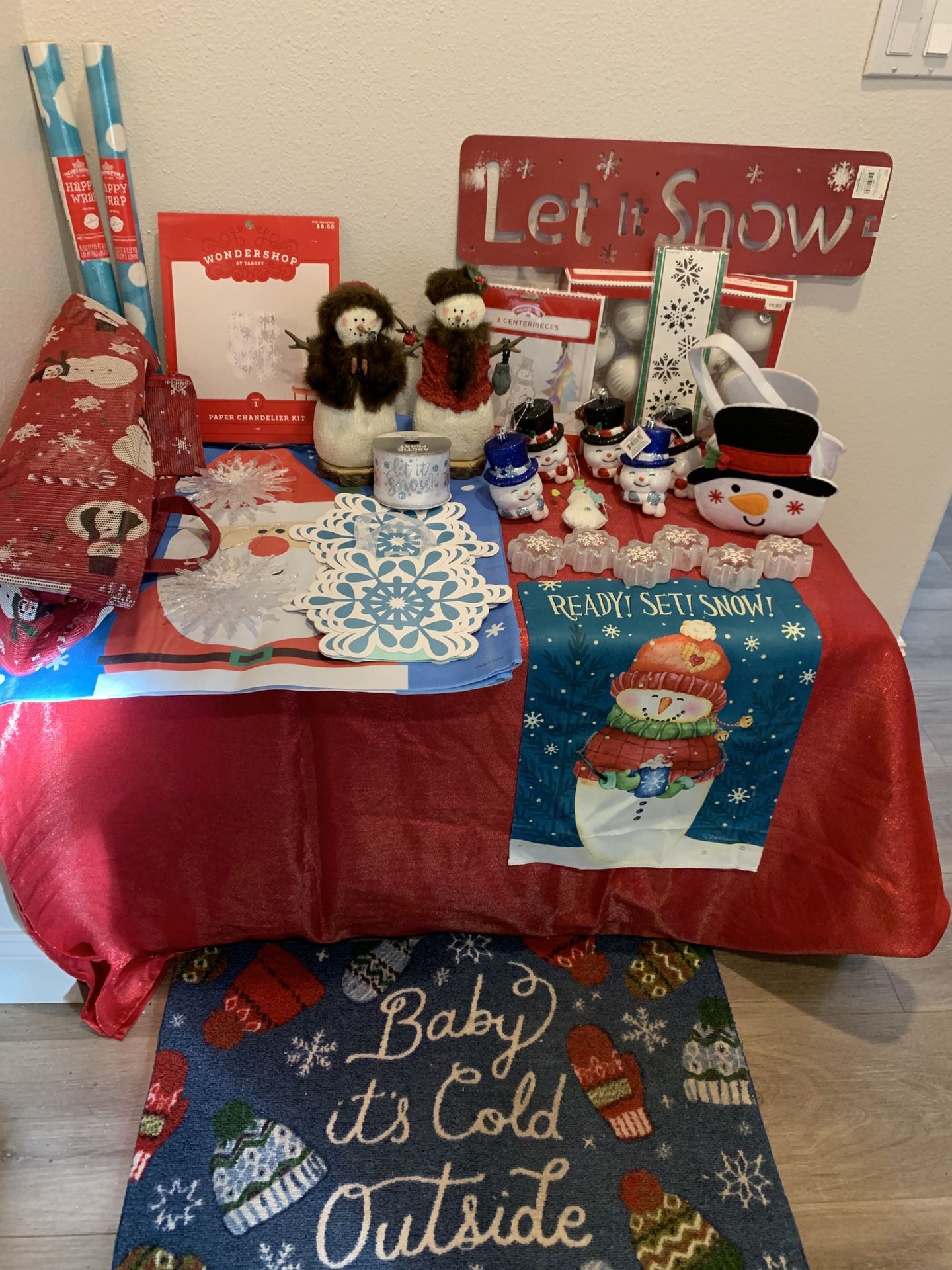 Christmas Snowman Holiday Decorations Lot - Simi Valley