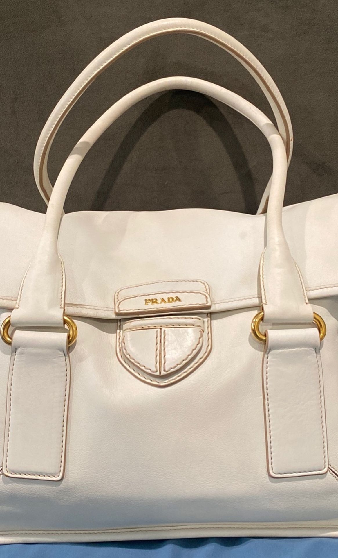 100% Authentic Prada Leather Large Bag Tote