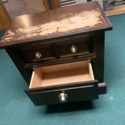 Wooden night stand real wood
