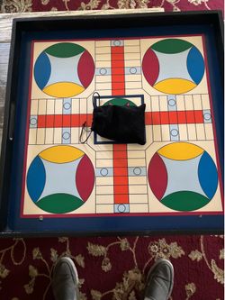Colorful Parcheesi Board Game
