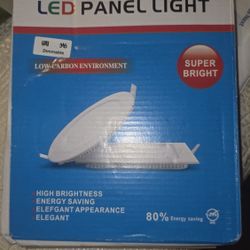 5 Led LIGHTS NEW $30 6in Square 