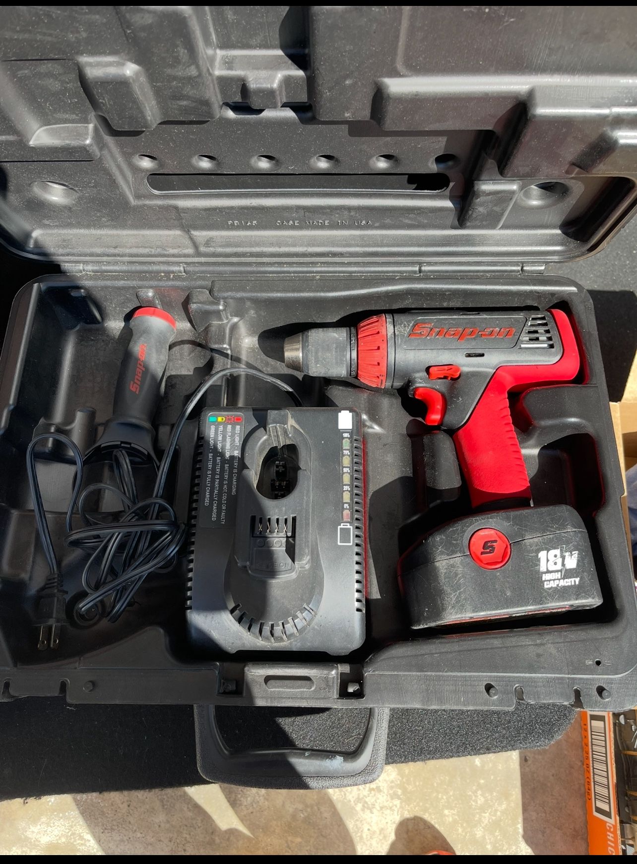 Snap On Drill And Case