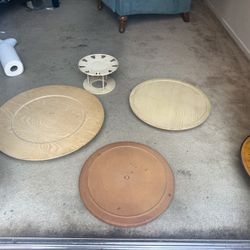 Vintage Lazy Susan‘S And Barmaid Plate And Saucer