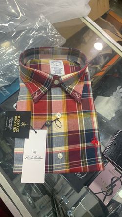 Brooks Brothers Plaid Button-Down Shirt
