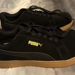 Men's Puma Safety Iconic Low Composite Toe EH Safe Black and Brown Sneakers (USED 3 TIMES GOOD CONDITION)