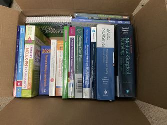 Various Healthcare Textbooks. Nursing And Aesthetician Textbook