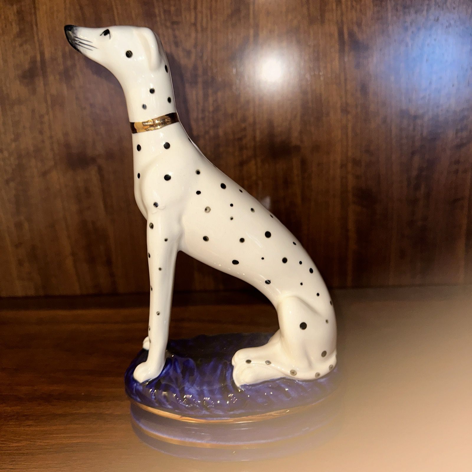 Vintage Staffordshire Style Dalmatian Dog Statue Fitzy and Floyd Collectible