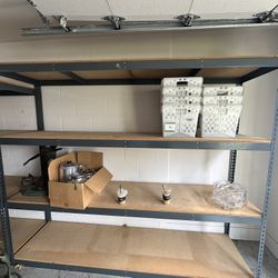 2 Heavy Duty Garage Shelving Units