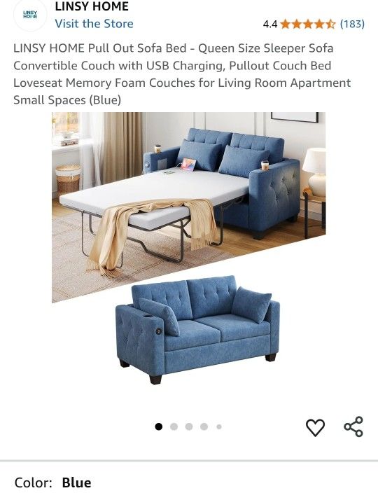 Queen-sized Sofa Bed (Pull Out)