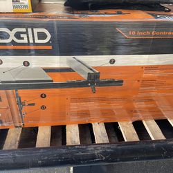 RIDGID 10 in. Contractor Table Saw with Cast Iron Top