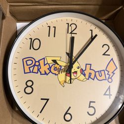 Pokémon Pikachu Wall Clock