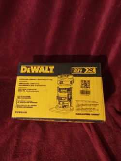 DeWalt Cordless Router DCW600B New In Box. Retail $200
