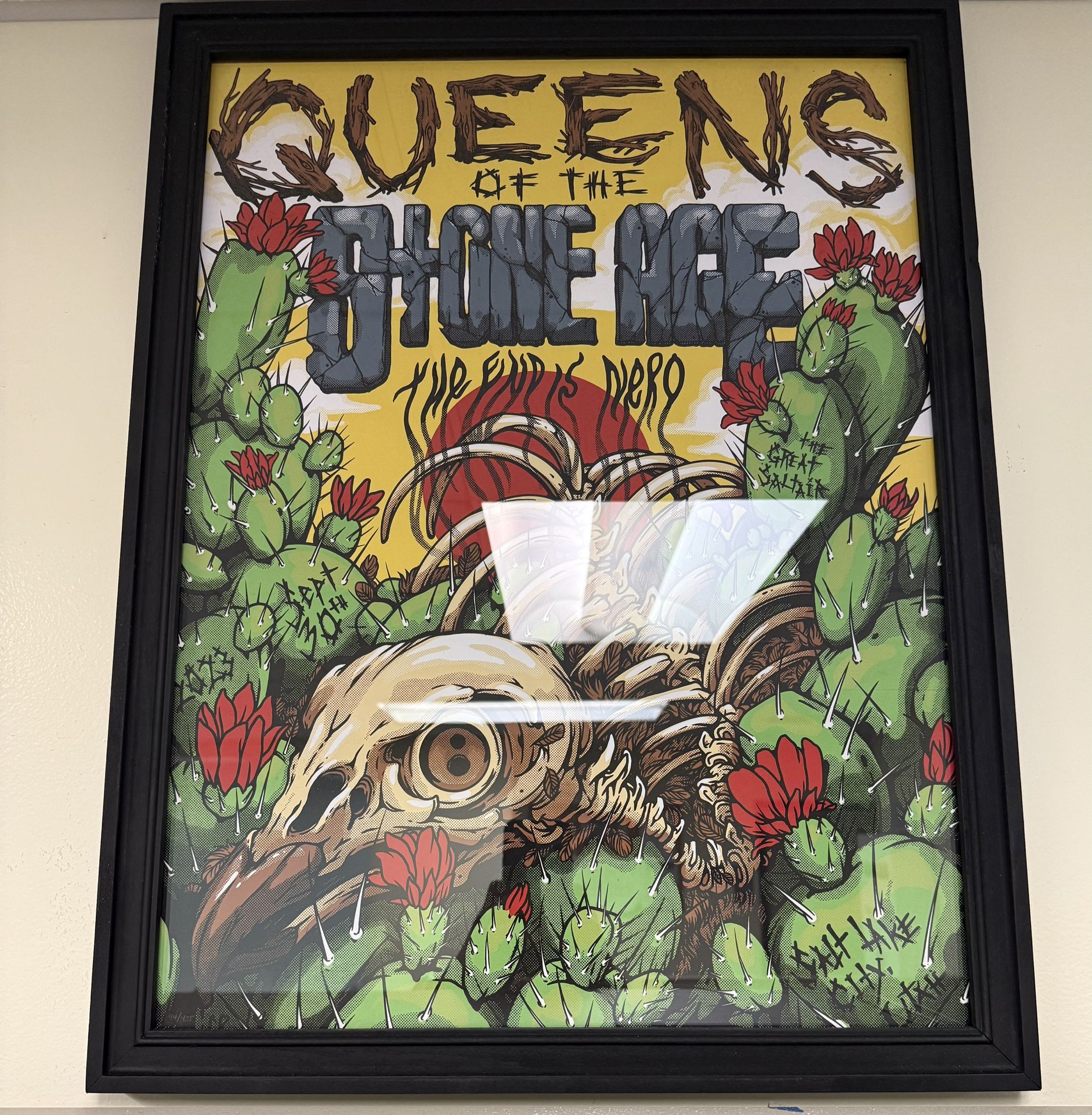 Queens Of The Stone Age Concert Art Print Numbered 94/435