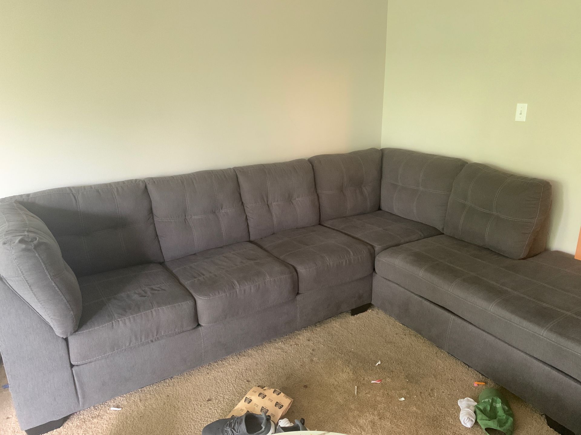 Grey Couch NEED GONE THIS WEEK