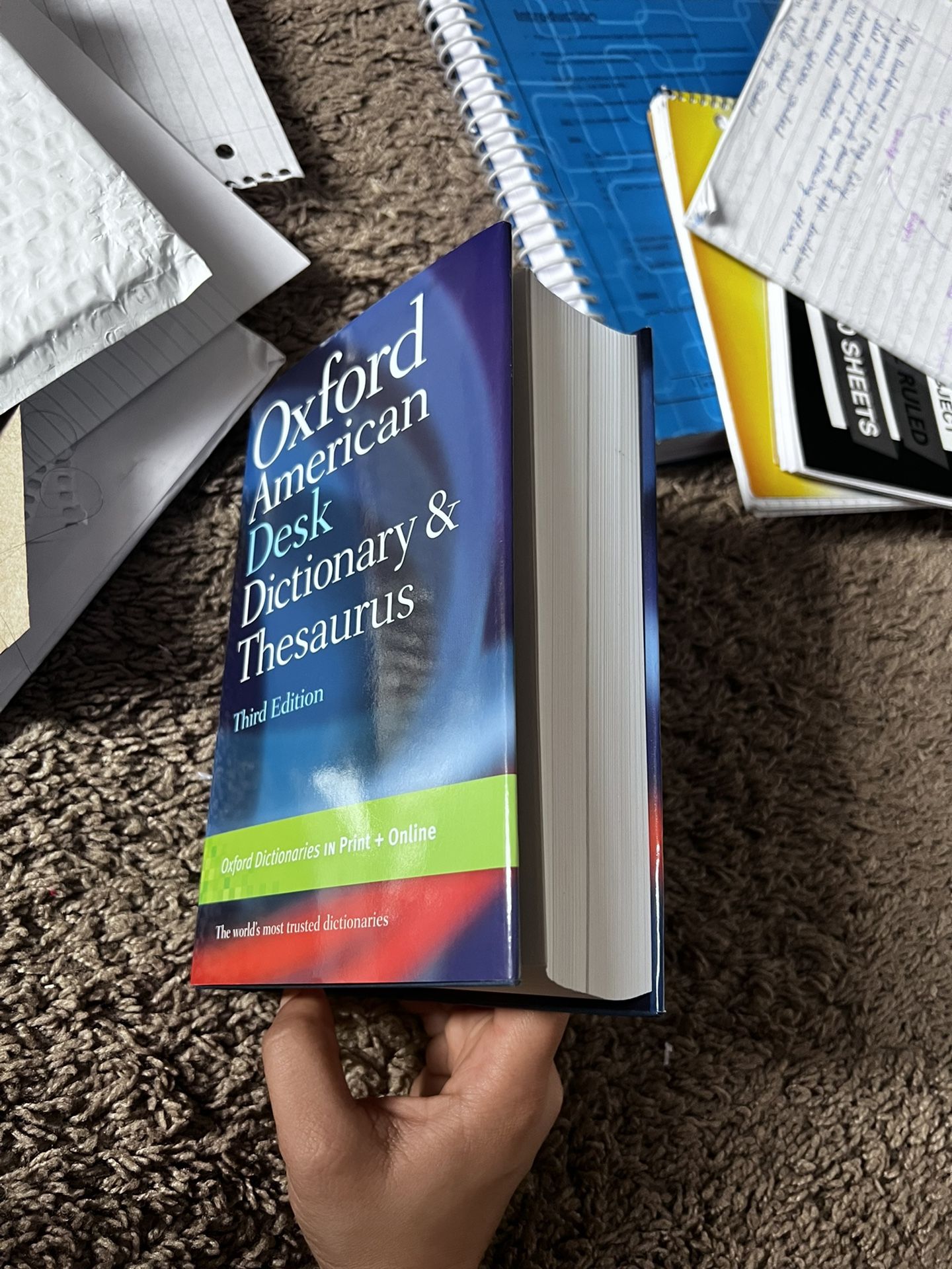 New Oxford Dictionary , Third Edition