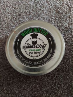 Unopened Wood butter for cutting board