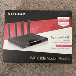Netgear Nighthawk AC3200 DOCSIS 3.1 Cable Modem 