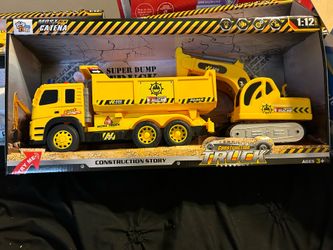 New toy construction truck