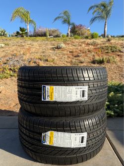 TWO BRAND NEW 275/35R19 Goodyear Excellence Run Flat Tires 275-35-19 275 35 19