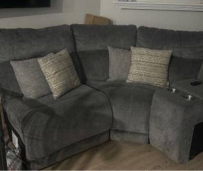 Gray sectional piece