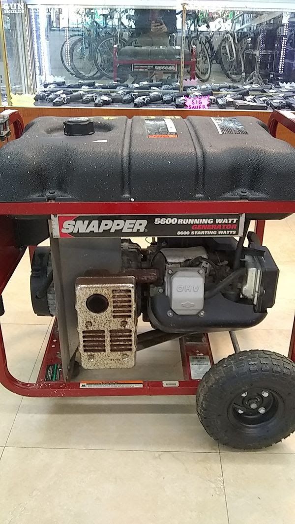 Snapper 032015 Generator 8600 Starting Watts, 5600 Running Watts for