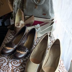 NWT. NINE WEST, LOT--Casual And Dressy--Woman's Size 7-8 W/Wide