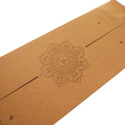 Cork Yoga Mat – Natural Rubber, Non‑Slip, Eco‑Friendly (72” x 24”)