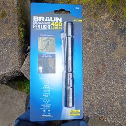 BRAUN RECHARGEABLE PEN LIGHT 450 LUMEN 