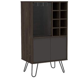 NIB Bar And Wine Cabinet With Storage 